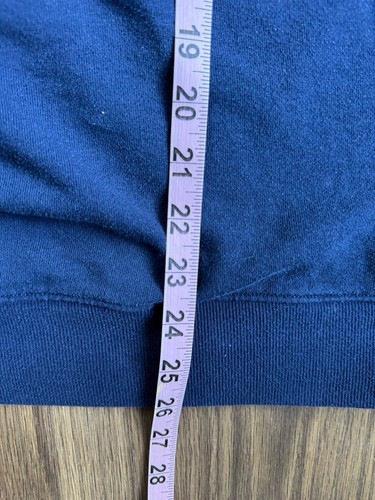 VINTAGE 1990s FILA BIG LOGO NAVY SWEATSHIRT MENS BLUE SIZE Large - Picture 4 of 6
