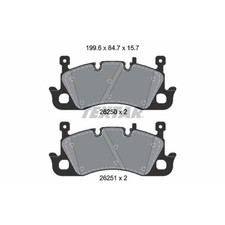 Bremsbelagsatz TEXTAR 2625001