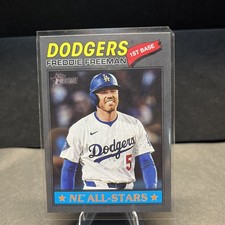 2026 Topps Heritage Freddie Freeman Dark Gray Border #350 Los Angeles Dodgers