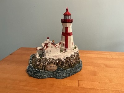 Harbour Lights 1999 East Quoddy Head Light Lighthouse Christmas Village Boxed