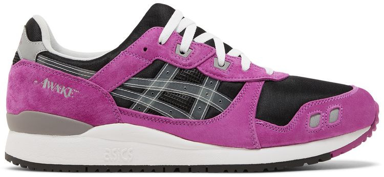 ASICS x Awake NY Gel Lyte 3 Black Pink Sneakers 1201A568-001 Available Now