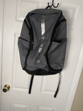 Men's Nike Elite Black/Gray w/Safety Stripe Backpack- Gym,School,Etc. NICE 