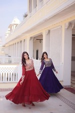 Salwar Kameez Indian Pakistani Wedding Party Wear Dress Anarkali Gown Suit eid