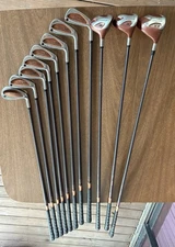 Taylor Made Burner Tour Set Irons 3-9 Driver, 3 & 5 Wood, Bubble Shaft S-90