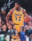 Magic Johnson JSA Autographed 8x10 LA Lakers Signed Basketball Photo COA dodgers