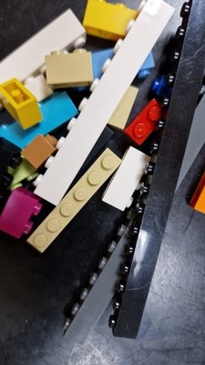 100 x Lego Basic Bausteine 1x1 1x2 1x3 1x4 1x6 1x8 1x10 etc gemischte Farben