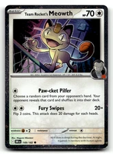 Team Rocket's Meowth (Cosmos Holo) 149/182 Holo Common Miscellaneous Cards & Pro