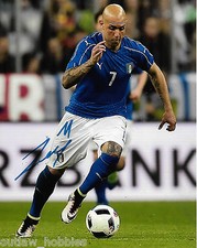 Italy Simone Zaza Autographed Signed 8x10 Photo COA