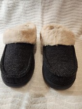 WOMENS DEARFOAMS SLIPPERS MED 7-8 NEW