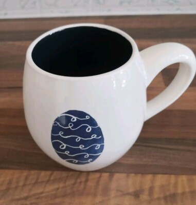 Rae Dunn Happy Easter Egg Becher groß Kaffee Tee Artisan Collection