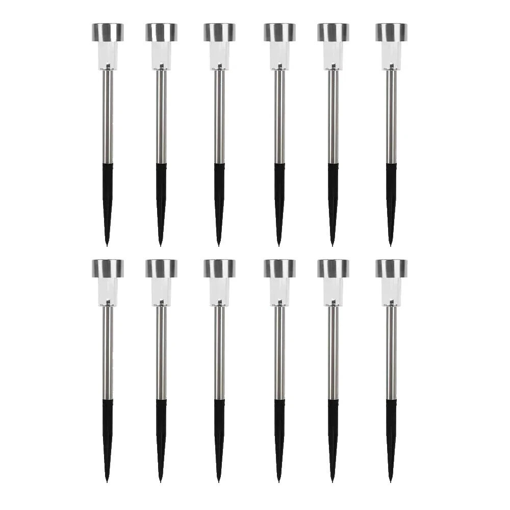 White Aluminum Solar Walkway & Path Lights