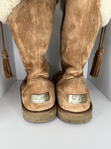 Botas Ugg Australia Cremallera Borla-Size UK 7 - 1894 Genuino Marrón  Castaño | eBay