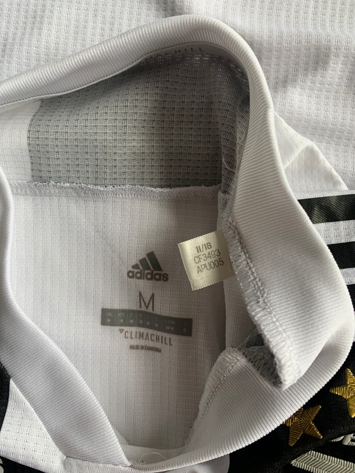 Juventus 2018 2019 Home football shirt jersey Player Issue Adidas Climachill M eBay