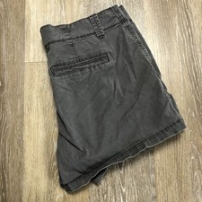 MAURICES Mid Rise Gray Casual Chino Shorts Women's Size 9 / 10