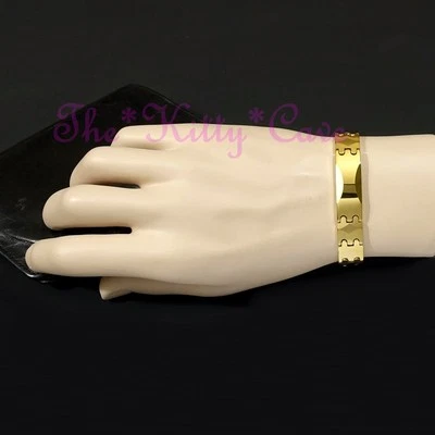 Magnetisches Wolframcarbid CTS Arthritis Energie 24K Gold gefüllt Identitätsarmband