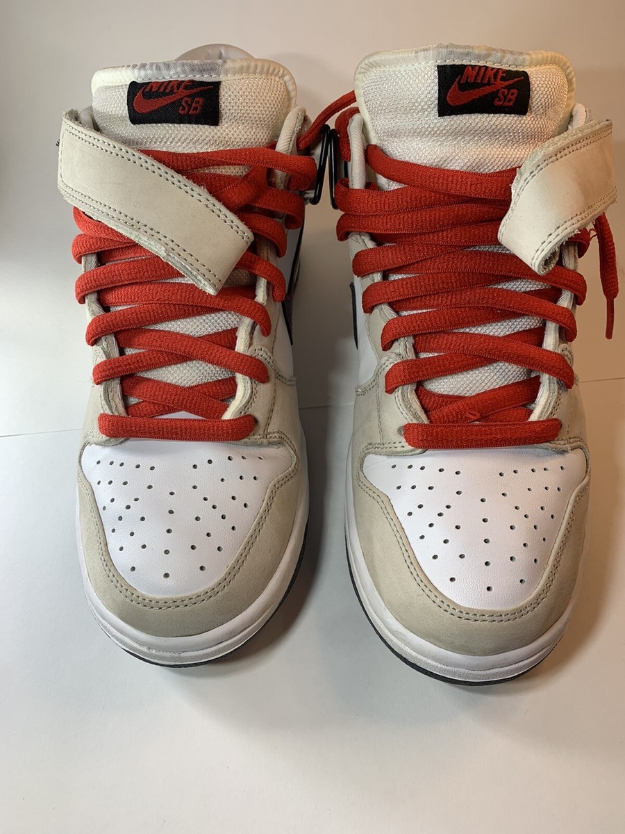Nike Dunk Mid Pro White/Black/Light-Bone VNDS 314383-101 Nike Dunk Mid Pro White/Black/Light-Bone VNDS 314383-101