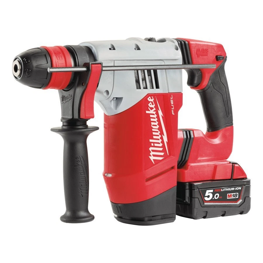 Milwaukee M18 CHPX Fuel Sds Plus Cordless Combination Hammer With 2x5Ah Akku