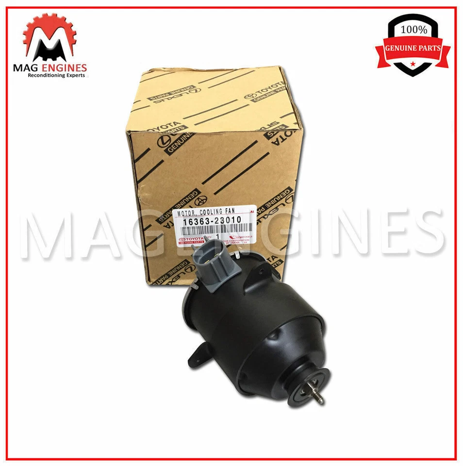 16363-23010 MOTOR ORIGINAL OEM, VENTILADOR DE REFRIGERACIÓN 1636323010 Foto 3 de 4