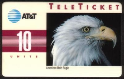 TK 146a AT&T 10u American Bald Eagle (Group 1 = AMEA#####) German 