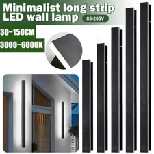 LED Wall Light Sconce Waterproof Outdoor Modern Lamp Exterior Lights Long Strip
