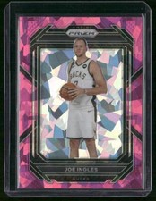 Joe Ingles 2022-23 Panini Prizm #107 Pink Ice Milwaukee Bucks