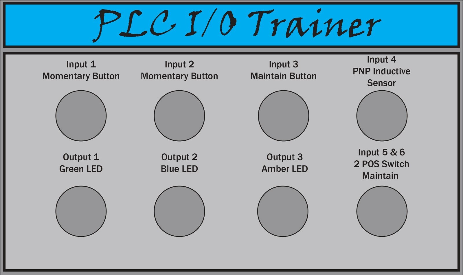 PLC Trainer Module 5 Input 3 Output w/Proximity Sensor for Allen Bradley Siemens