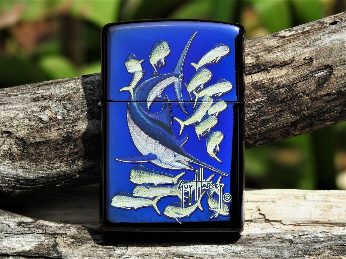 Guy Harvey Marlin Zippo Lighter - Sportfishing - Artist - Mahi