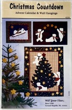 NEW 1995 WGC Sewing Pattern 208 Christmas Countdown Advent Calendar Quilts 15074