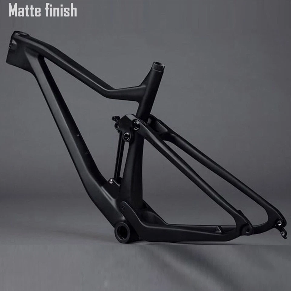 27.5in/29in Suspension Carbon MTB Bike Frame Boost XC Cross Country Trial Frame - Image 3 of 4