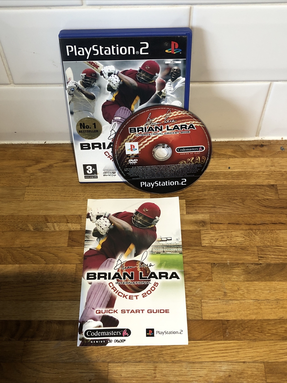 Brian Lara International Cricket 2005 Sony PlayStation 2 PS2 Game Complete PAL