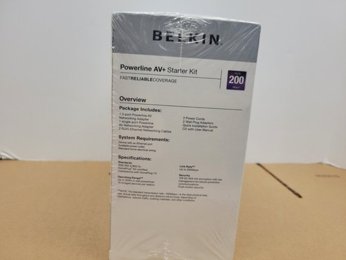 Belkin 200 Mbps Powerline 3-Port Adapter - Picture 2 of 5