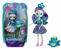 Enchantimals Doll With Animal Patter Peacock And Paw Flap FXM74