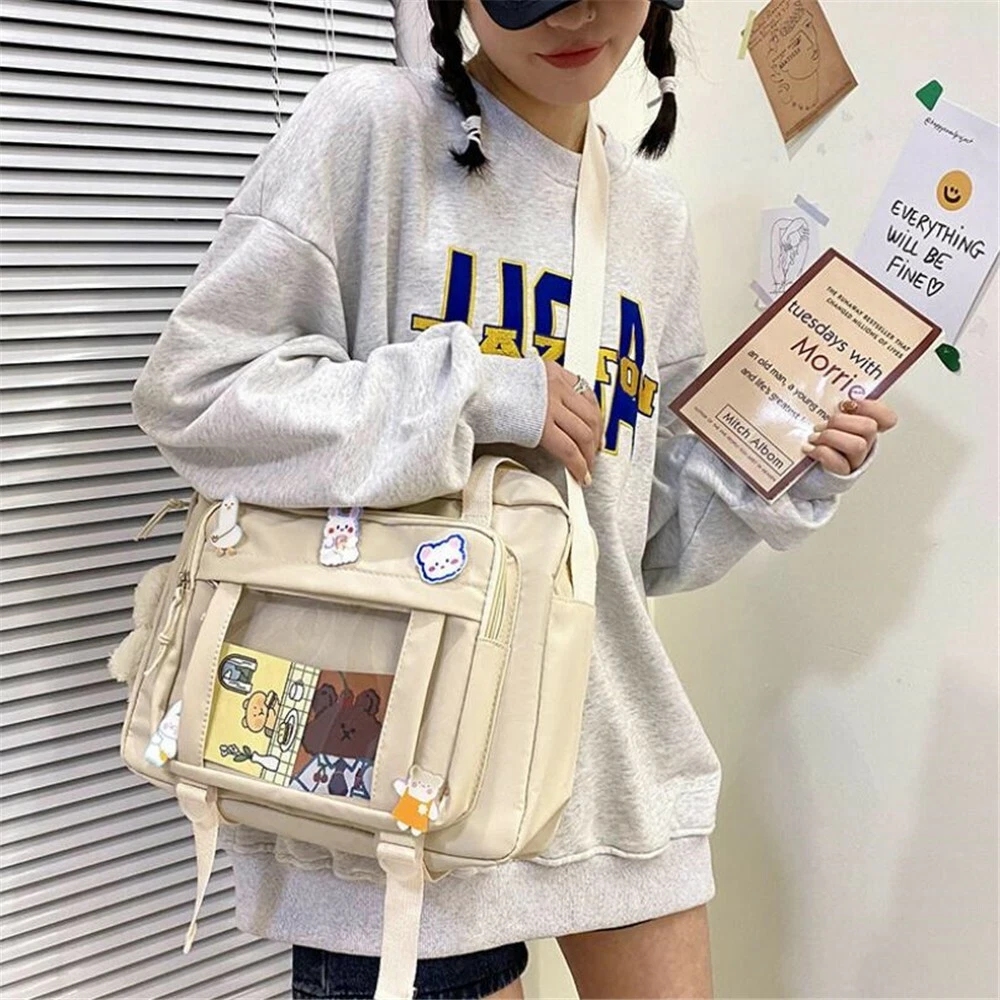 Japanese school messenger bag sale