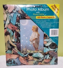 Photo Mate Album with Window Holds 120 - 4"x6" & or 3 1/2"x5' Photos Post Bound 