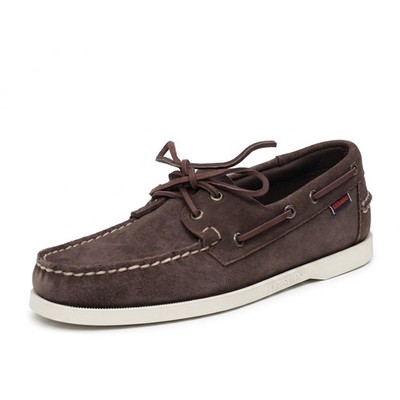 Sebago Docksides Portland Flesh Out - Wildledersegel Maulbeerkopf - Größe 44 [1