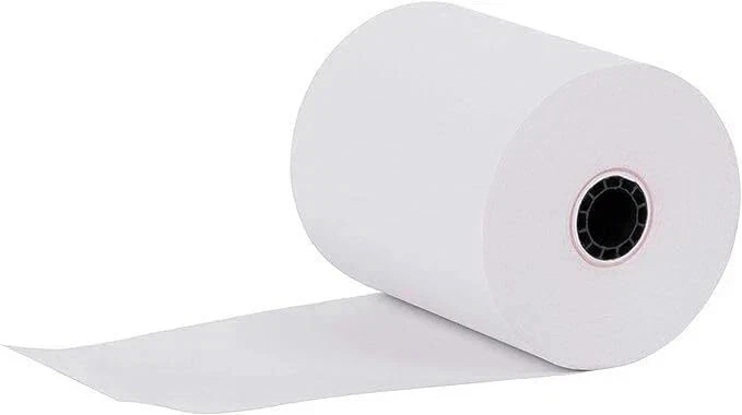 BUYREGISTERROLLS 10 Rolls 3" x 150' 1-Ply Bond Paper POS Receipt Cash Register Star Epson NCR