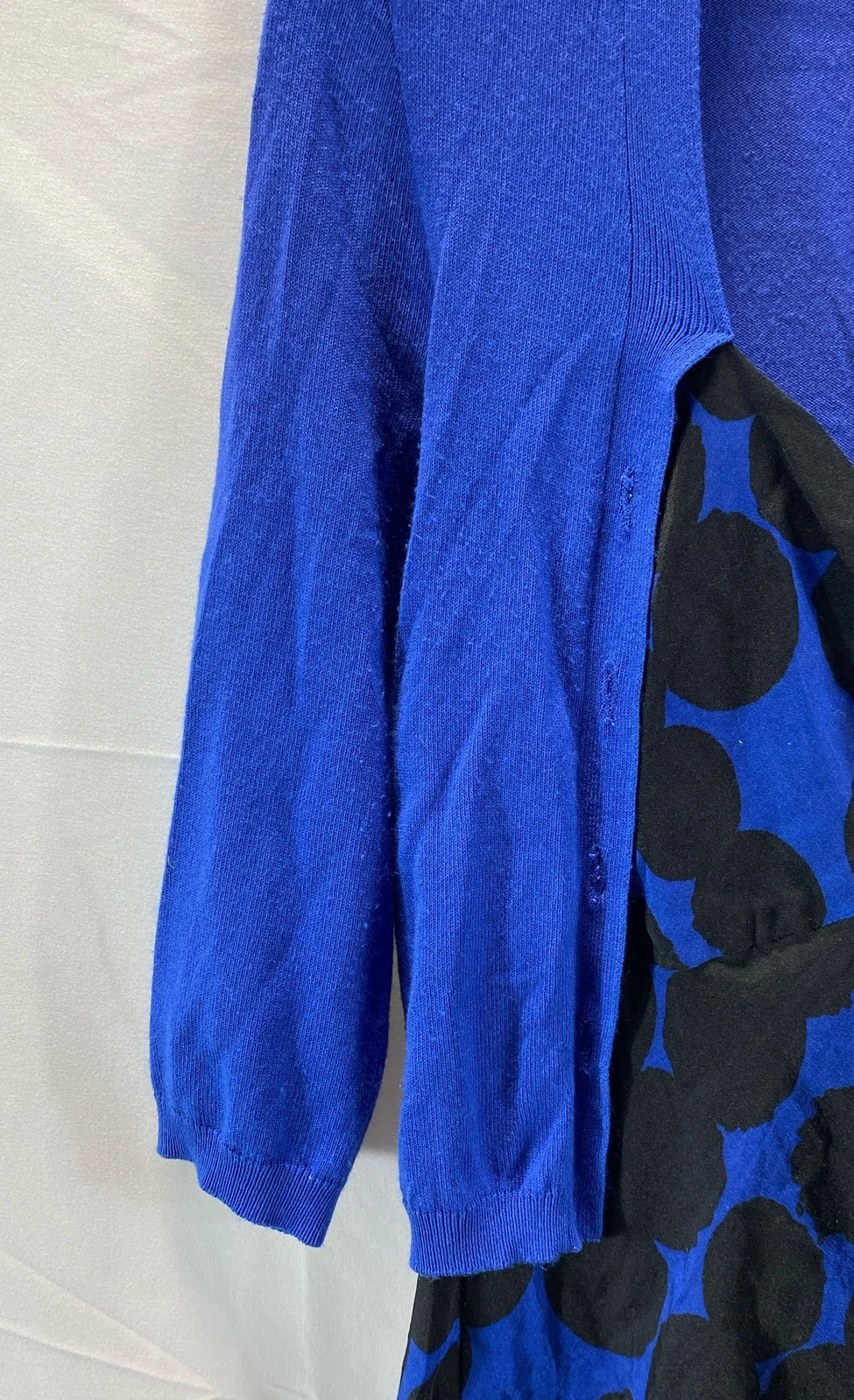 Camicia Moschino donna blu fantasia elegante casual elegante taglia 40