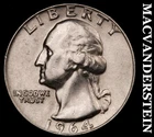 1964-D Silver Washington Quarter-Scarce Better Date No Reserve #i2920