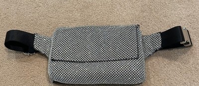Topshop Silver Rhinestone Belt Bag