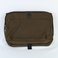 BRIC’S BORSA VALIGETTA MORBIDA PIEGHEVOLE PICCOLA ATTACCATA A MANO BORWN KAKI SCURO