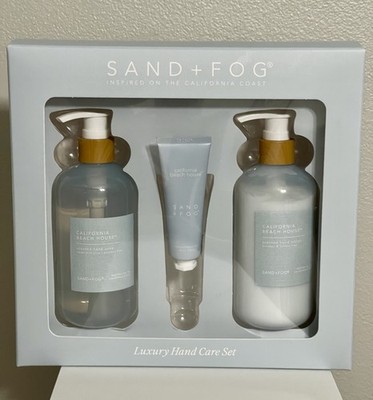 Sand + Fog California Beach House Luxury Hand Set Gift Box Lotion Soap Cream