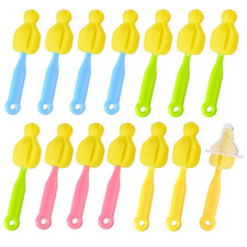14 Pack Bottle Nipple Cleaner Sponge Brush For Standard Nipples Scrubber