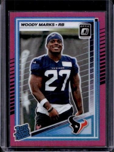 2025 Panini Donruss Optic Woody Marks Rated Rookie Pink Prizm #288 Texans
