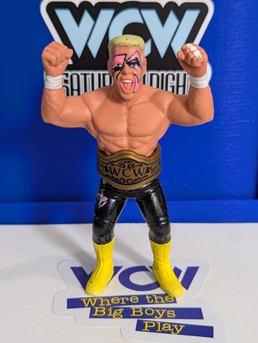 Vintage WCW Galoob - WWF LJN Hasbro - Sting w Belt...