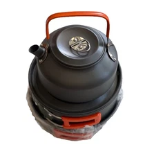 Camping Cookware Set Travel Outdoor Picnic Tableware Teapot Pan Lightweight