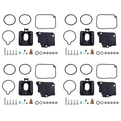 67F-W0093-00 4 Stroke Carburetor Rebuild Kit with Float 4Pcs For Yamaha