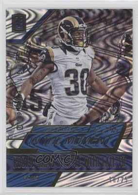 2016 Panini Unparalleled In the Moment Blue /25 Todd Gurley II #ITM-14 1i7
