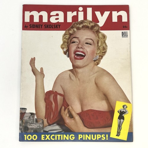 VTG 1954 Marilyn, The Story Of Marilyn Monroe by Sidney Skolsky Dell Magazine