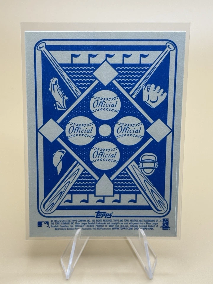 2015 TOPPS HERITAGE '51 COLLECTION BYRON BUXTON RC  #74 TWINS/Set Break - Image 2 of 2