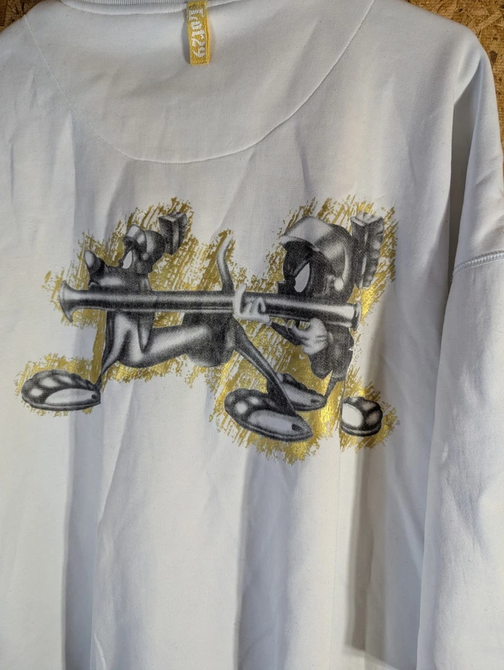 LOT29 Looney Tunes Lotwen Tynine Track куртка на молнии белое золото отделка XXL - Изображение 4 из 4